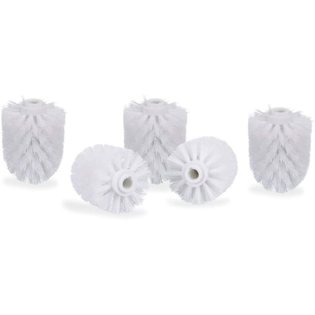 Fliti Wc-bürstenkopf-set, 5-teilig – 8 Cm, 12 Mm Gewinde, Strapazierfähiges Pp, 360°-reinigung Für Toiletten