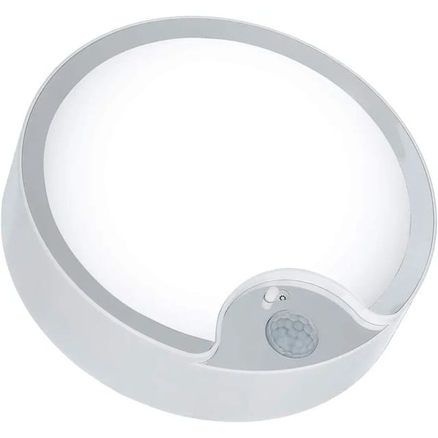 Fliti Led-deckenleuchte Mit Bewegungsmelder, 300 Lm – 19 Cm, Schnelle Montage Für Dachböden, Garagen, Flure Und Treppenhäuser