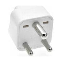 Fliti Reiseadapter Typ M Für Südafrika Und Indien – Sicherer 3-pin-stecker, Robustes Abs, Kompakt (36 X 36 X 46 Mm)