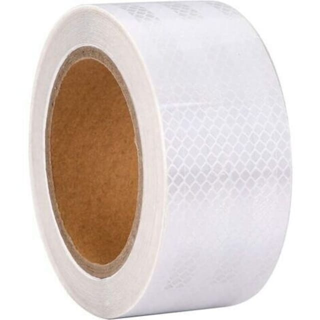 Fliti Ultra-visible Reflective Tape 10 M × 5 Cm, Mikroprismen-technologie, Wasserfest Und Selbstklebend Für Mehr Fahrzeugsicherheit