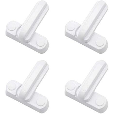 Fliti Aluminium-schlösser Und -riegel Für Pvc-fenster Und -türen – 4er-pack, Erhöhte Sicherheit, Schnelle Und Dauerhafte Montage