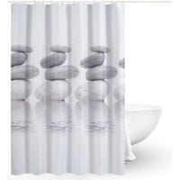 Fliti Wasserdichter Und Schimmelresistenter Duschvorhang Aus Polyester – 180 X 180 Cm, Maschinenwaschbar, Ideal Für Badezimmer