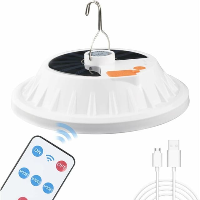 Fliti Camping-solarlaterne Mit Fernbedienung, Wiederaufladbarem Usb-akku, 120 Leds, Wasserdicht Nach Ipx7 – Jcs6sz7y