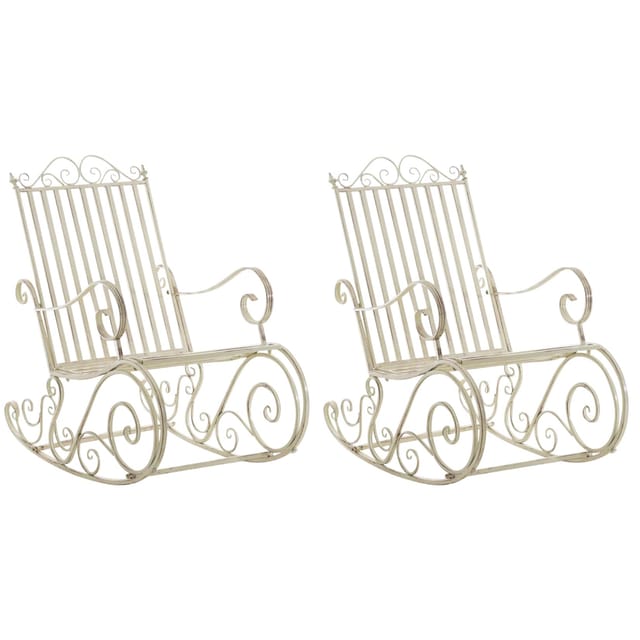 Clp - 2er Set Schaukelstühle Smilla Antik-creme