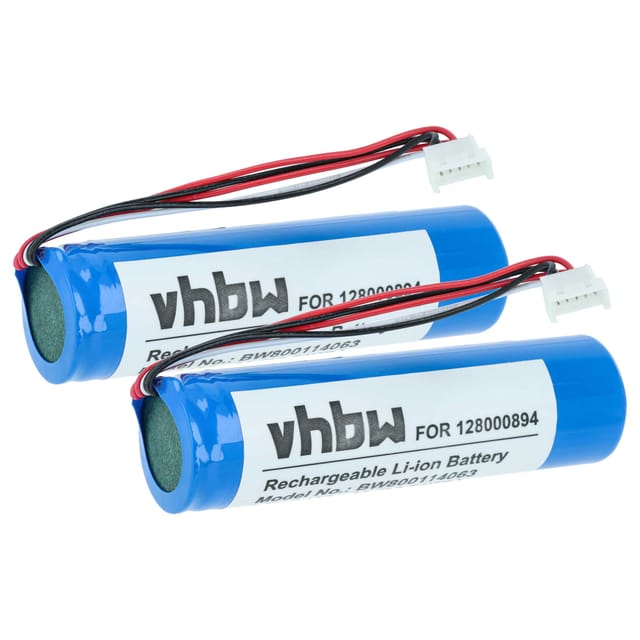 Vhbw 2x Akku Kompatibel Mit Datalogic Gryphon Gm4130-wh-433k1, Gm4130-bk-910k2 Barcodescanner Pos (3400 Mah, 3,7 V, Li-ion)