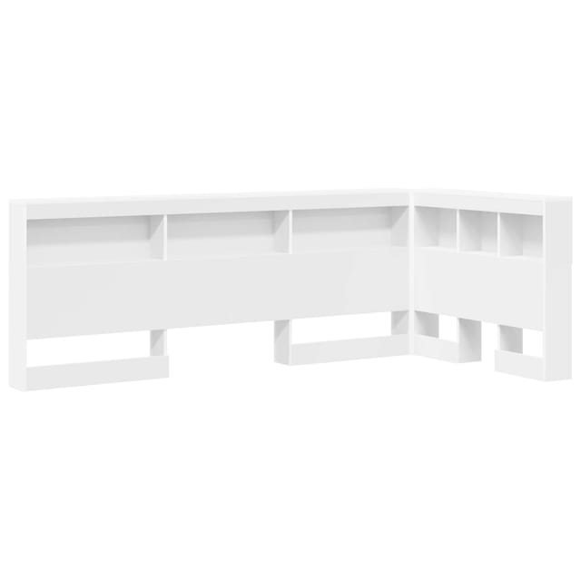 Maison Exclusive - Aufbewahrungskopfteil Mit Regal Weiß 90 Cm Hol