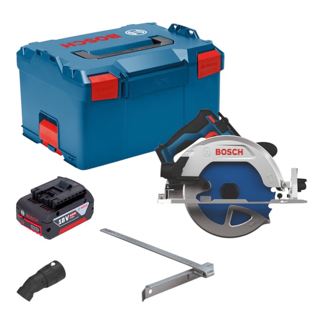 Bosch Gks 18v-68-2 Akku Kreissäge 18 V 190 Mm Brushless + 1x Akku 4,0 Ah + L-boxx - Ohne Ladegerät