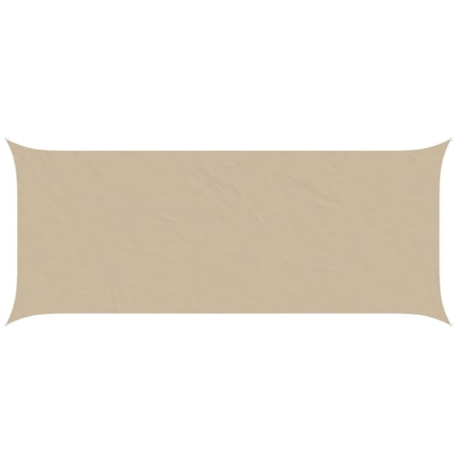Sonnensegel Beige 6 X 2,5 M 100 % Polyester Oxford Vidaxl