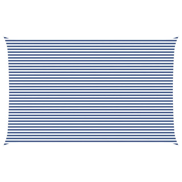 Sonnensegel Blau Und Weiß 8 X 5 M 100 % Polyester Oxford Vidaxl
