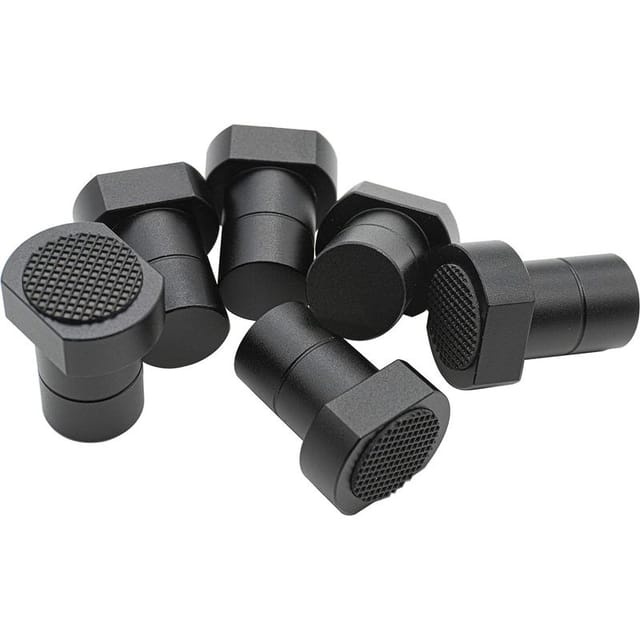 6-teiliges Werkbank-set Aus Aluminiumlegierung, Klemme, Montagevorrichtung, Arbeitstisch, Positionierklemme, Werkbankzubehör Für 20-mm-bohrung (schwarz)