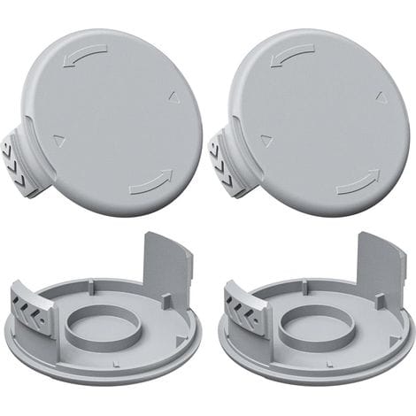 4 X Spool Cap Covers For Ryobi One+ 18v, 24v, 40v Lawn Mowers, Strimmer Spool Covers Compatible With Ryobi Ac14rl3a