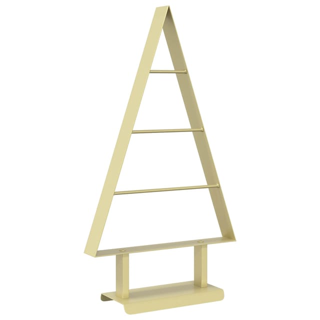 Metall Weihnachtsbaum Kuopio 60 Cm Stahl Gold Vidaxl
