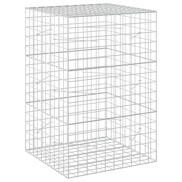 Vidaxl Gabion With 3.5 Mm Wire And 10x10 Cm Mesh 100x100x150 Cm