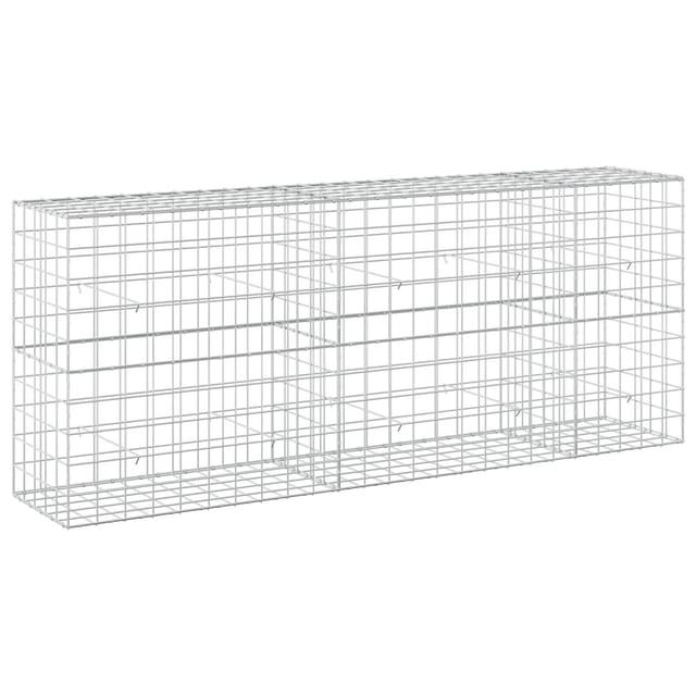 Gabione Mit 3,5 Mm Draht Und 10x10 Cm Maschen 250x50x100 Cm Vidaxl
