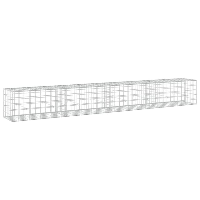 Gabione Mit 3,5 Mm Draht Und 10x10 Cm Maschen 400x50x50 Cm Vidaxl