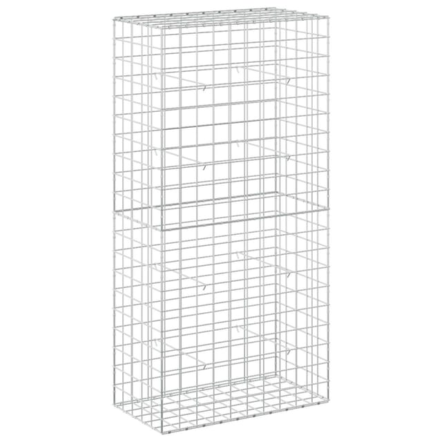 Gabione Mit 3,5 Mm Draht Und 10x10 Cm Maschen 50x100x200 Cm Vidaxl