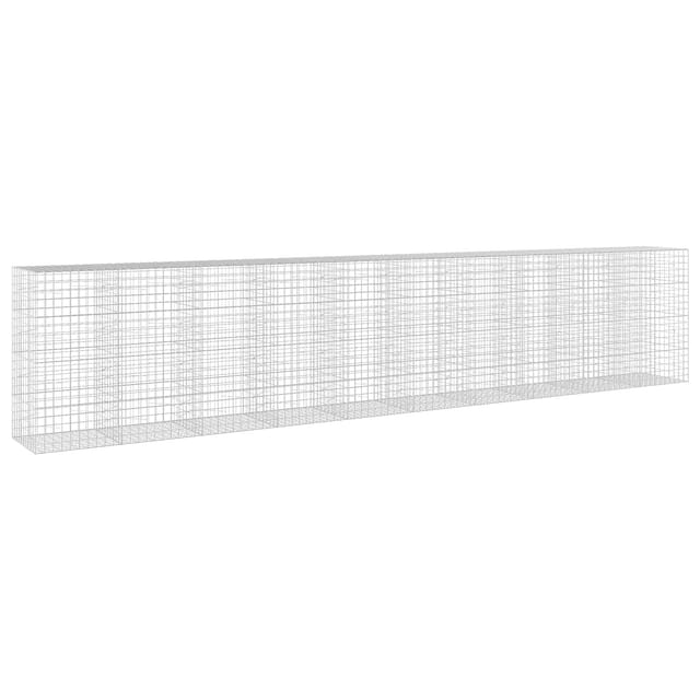 Gabione Mit 5 Mm Draht Und 10x10 Cm Maschen 1000x100x200 Cm Vidaxl