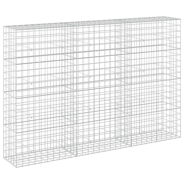 Gabione Mit 5 Mm Draht Und 10x10 Cm Maschen 300x50x200 Cm Vidaxl
