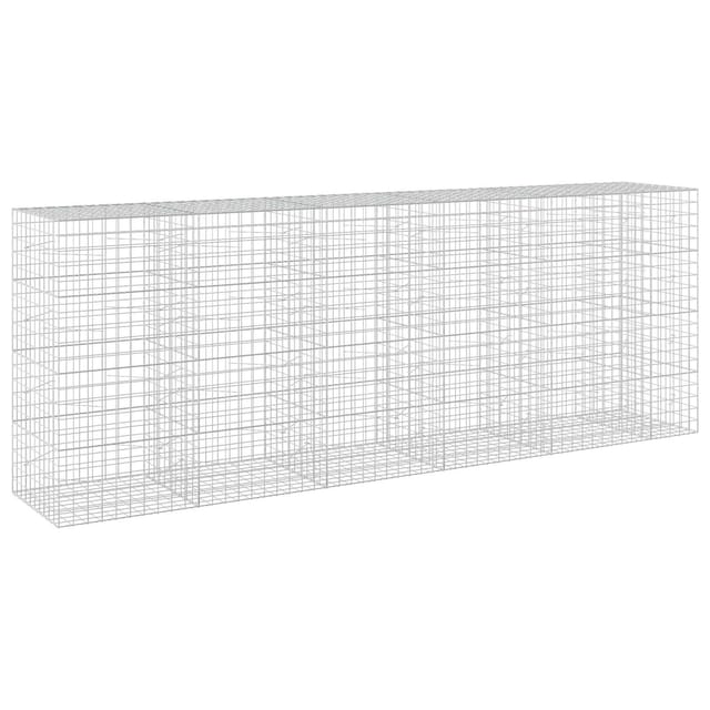 Gabione Mit 5 Mm Draht Und 10x10 Cm Maschen 550x100x200 Cm Vidaxl