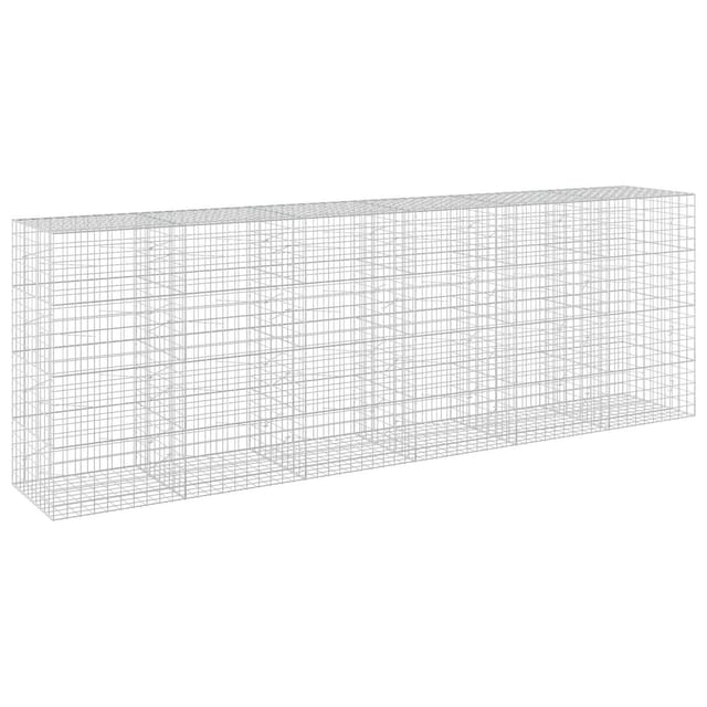 Gabione Mit 5 Mm Draht Und 10x10 Cm Maschen 600x100x200 Cm Vidaxl
