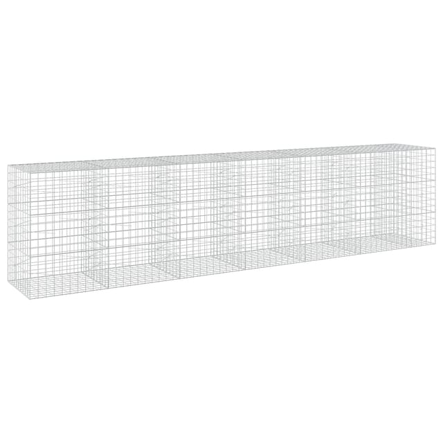 Gabione Mit 5 Mm Draht Und 10x10 Cm Maschen 650x100x150 Cm Vidaxl
