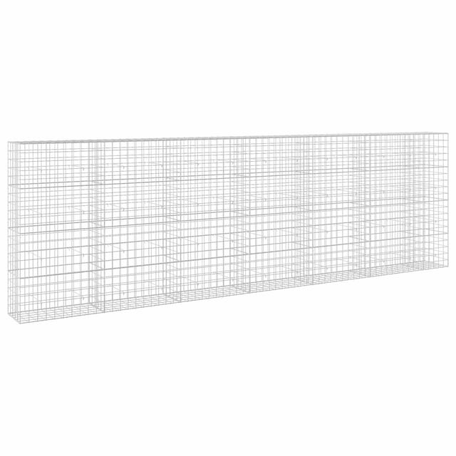 Gabione Mit 5 Mm Draht Und 10x10 Cm Maschen 650x50x200 Cm Vidaxl