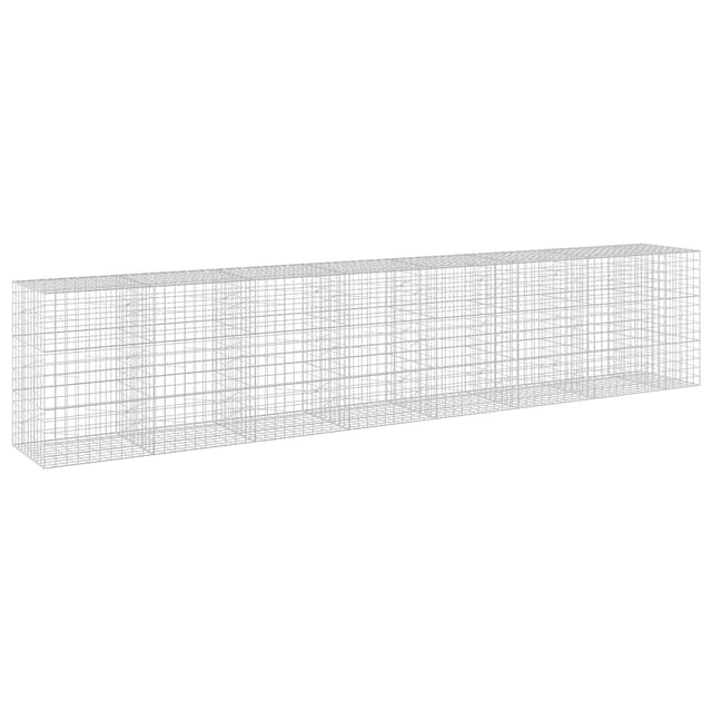 Gabione Mit 5 Mm Draht Und 10x10 Cm Maschen 750x100x150 Cm Vidaxl