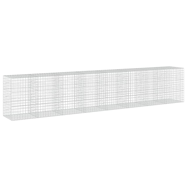 Gabione Mit 5 Mm Draht Und 10x10 Cm Maschen 800x100x150 Cm Vidaxl