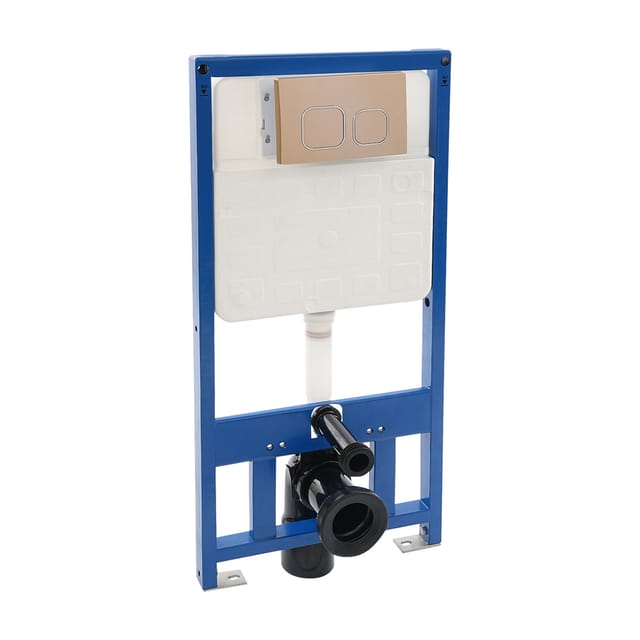 Wc-einbaukasten, Spülkasten-gestell, H öhe 1,13 M, Unterputz-spülkasten, 3/8 L, 2 Spülvolumina Mit Start-stopp-funktion