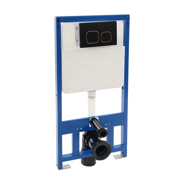 Unterputz-element Für Wc – Spülkasten-halterung – Unterputz-spülkasten – Doppelspülung 3/8 L – Wassertank Aus Hochdichtem Polyethylen – Verstellbar