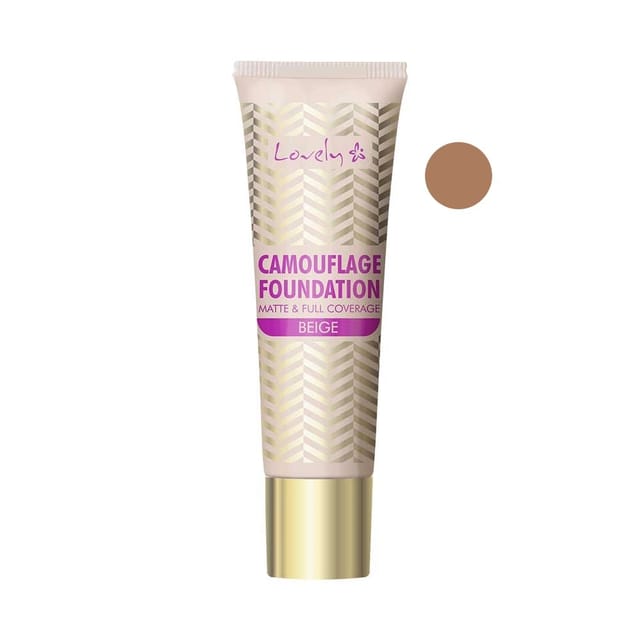 Lovely Camouflage Mattierende Und Deckende Fluid-foundation 4 Beige 25ml