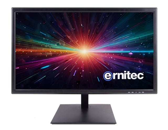 Ernitec 22"-überwachungsmonitor, 1080p, Hdmi, Vga, Bnc, 24/7, 0070-24222-ac
