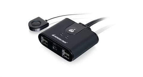 Iogear 2x4 Usb 2.0 Hub (gus402)