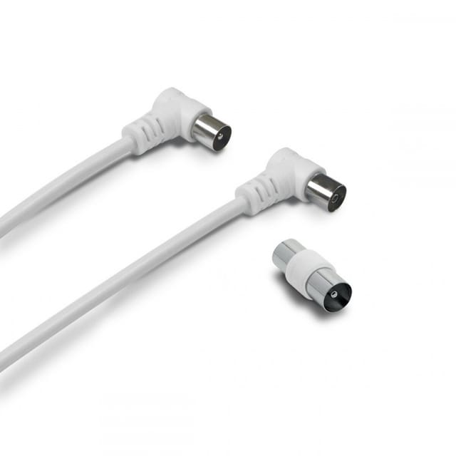 Metronic 2 M Abgewinkeltes Koaxialkabel (stecker/buchse) Metronic