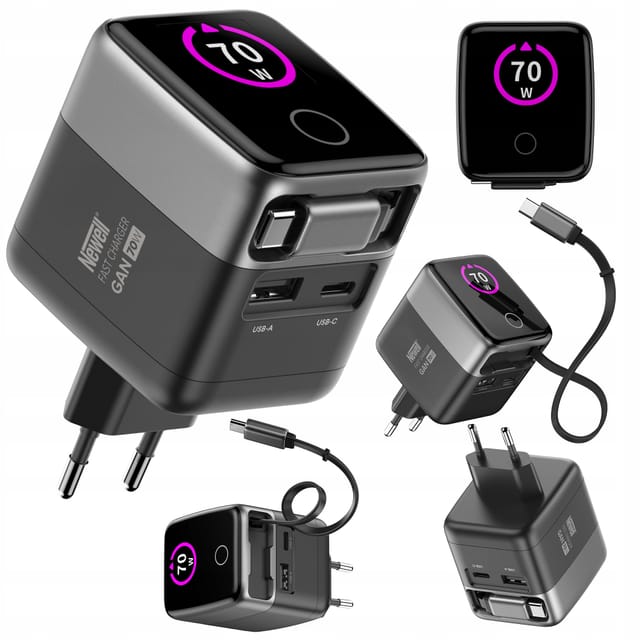 Newell Gan 70w Tft Wandladegerät - Eu 3xusb 1 Stück.