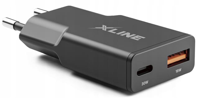 Xline Wcf300k Gan 30w+18w Wandladegerät Schwarz 1 Stück.