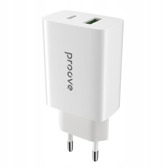 Proove Rapid 20w Usb-c Usb-a Schnellladegerät - Weiß Qc 3. 1 Stück.