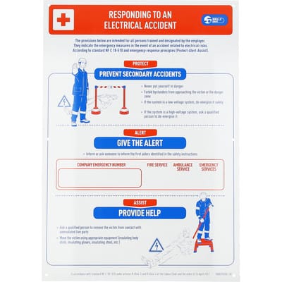 Ks Tools Stromschlag-erste-hilfe-plakat