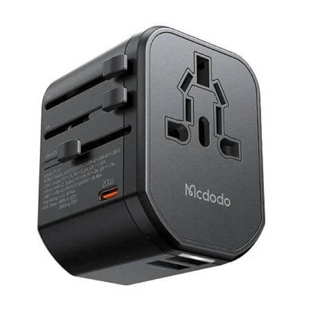 Universal-wandladegerät Mcdodo Eu/us/au/uk Cp-3471, Pd 20w (schwarz)