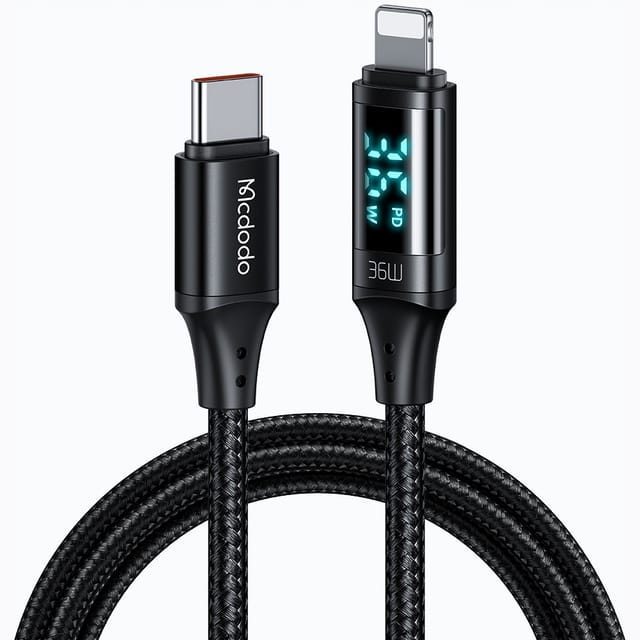 Mcdodo-kabel Mit Display, Usb-c, Lightning, 36 W, 1 M Für Iphone X, 11, 12, 13, 14