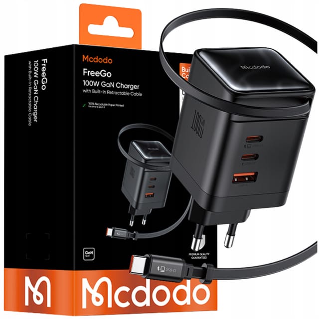 Mcdodo Schnell-wandladegerät Netzteil 4x Usb-c Pd Usb Gan 100w 1m Kabel