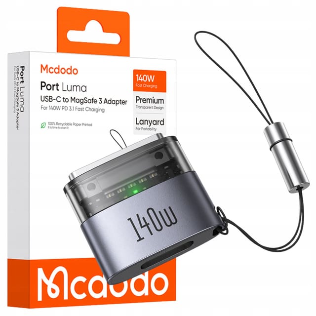 Mcdodo Magnetadapter Für Macbook Usb-c Magsafe 3 140w