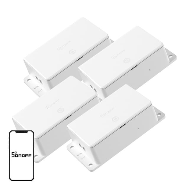 Sonoff Basic R5 Gen5 Wi-fi Matter 10a Switch 4er-pack