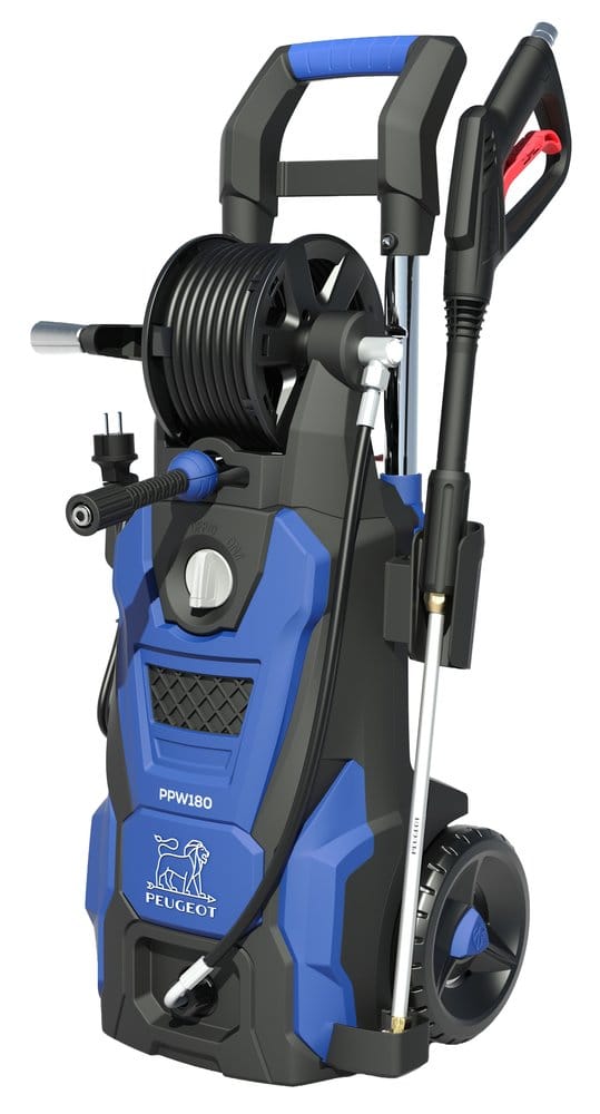 Peugeot - Hochdruckreiniger Ppw180 180 Bar - 2500 W - Durchfluss 492 L/h - Turbo-düse 4-in-1. Leistungsstark, Für Nahezu Professionelle Nutzung