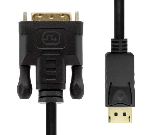 Proxtend Displayport 1.2 Auf Dvi-d 24+1 Kabel, 3 M, Dp1.2-dvi241-003