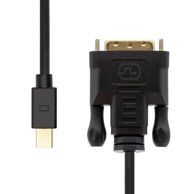 Proxtend Mini Displayport Auf Dvi-d 24+1 Adapter, 1m Kabel, Mdp-dvi241-001