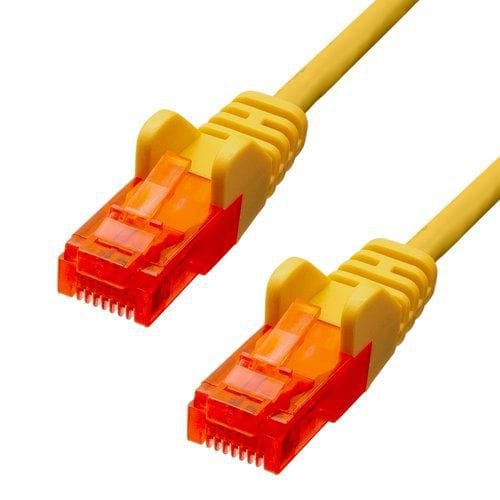 Proxtend Cat6 U/utp Cca Pvc Ethernet-kabel Gelb 5m, V-6utp-05y