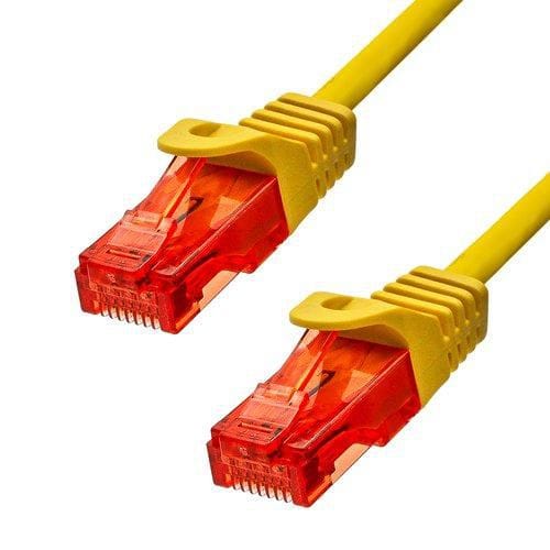 Proxtend Cat6 U/utp Cu Lszh Ethernet-kabel Gelb 5m, 6utp-05y