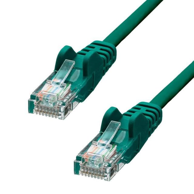 Proxtend Cat5e U/utp Cca Pvc-ethernetkabel Grün 25 Cm, V-5utp-0025gr
