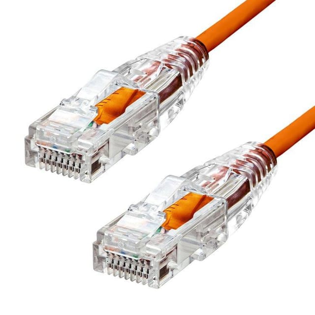 Proxtend Ultra Slim Cat6 U/utp Cu Lszh Ethernet-kabel Orange 5m, S-6utp-05o